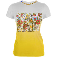 Sesame Street - Flowers Juniors T-Shirt