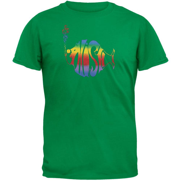 Phish - Rainbow Logo Kelly Green T-Shirt