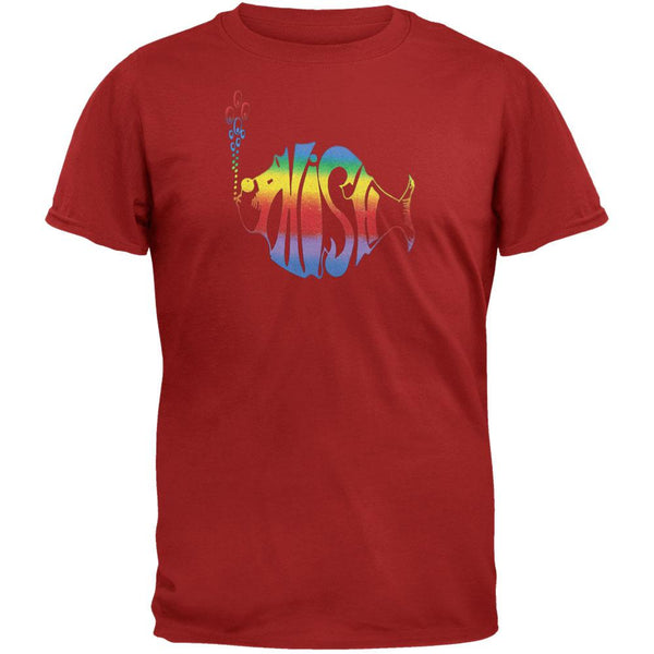 Phish - Rainbow Logo Red T-Shirt