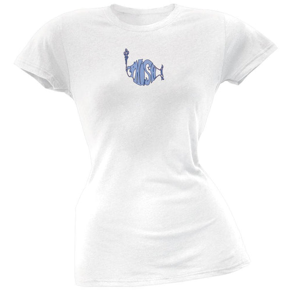 Phish - Logo Juniors White T-Shirt