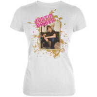 Justin Bieber - Bench Juniors White T-Shirt