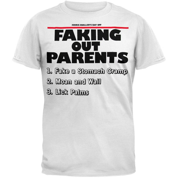 Ferris Bueller's Day Off - Faking Out Parents T-Shirt