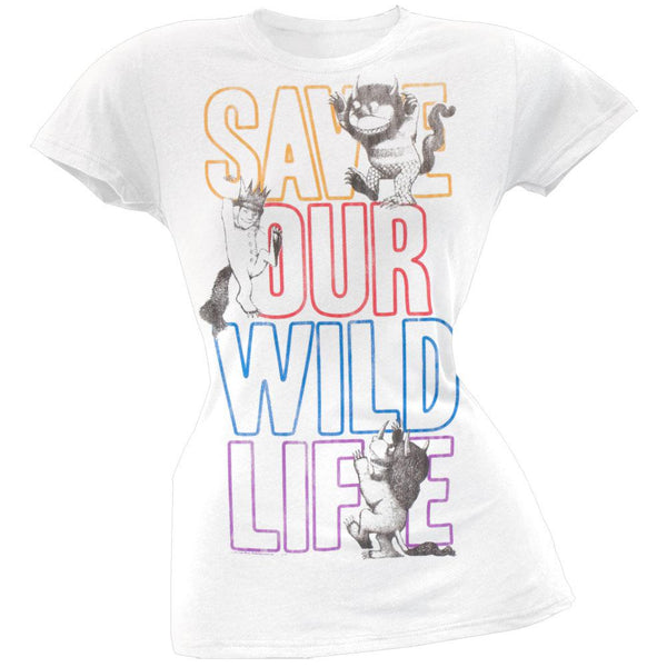 Where The Wild Things Are - Wild Life Juniors T-Shirt