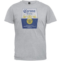 Corona - Distressed Logo Grey Adult T-Shirt