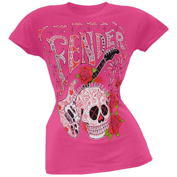 Fender - Skull And Guitar Juniors T-Shirt