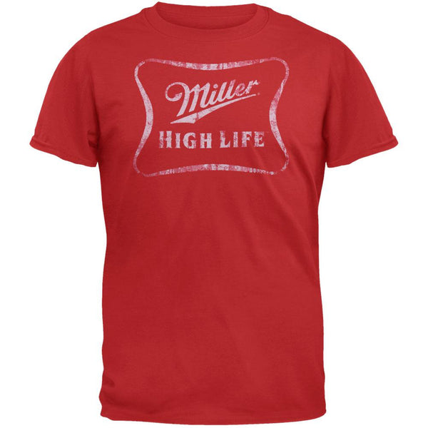 Miller High Life - Distressed Logo Soft T-Shirt