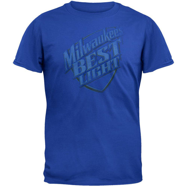 Milwaukee's Best Light - Distressed Flock Soft T-Shirt
