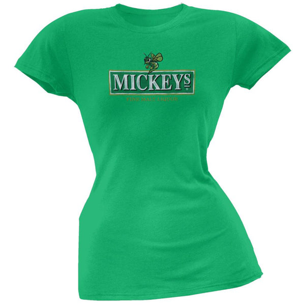 Mickey's - Distressed Logo Juniors T-Shirt