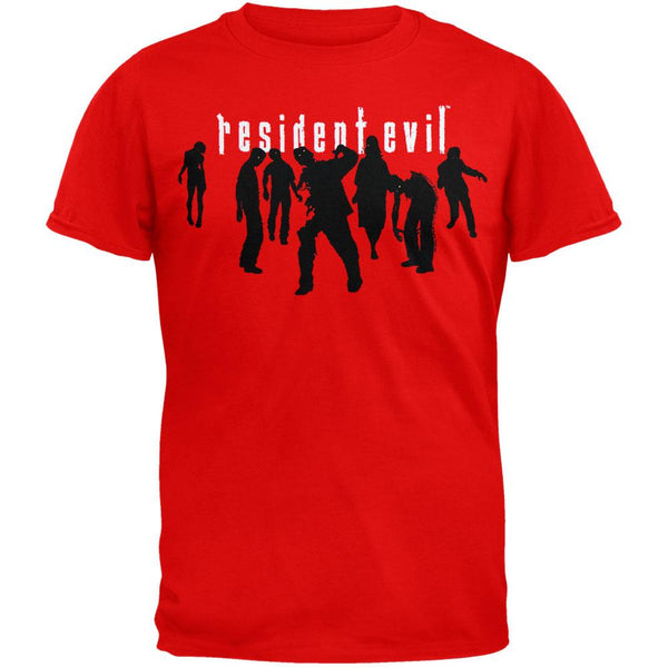 Resident Evil - Zombie Silhouettes Red T-Shirt