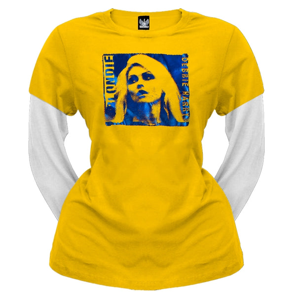 Blondie - Photo Juniors 2Fer Long Sleeve T-Shirt