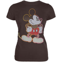 Mickey Mouse - Neon Dots Juniors T-Shirt