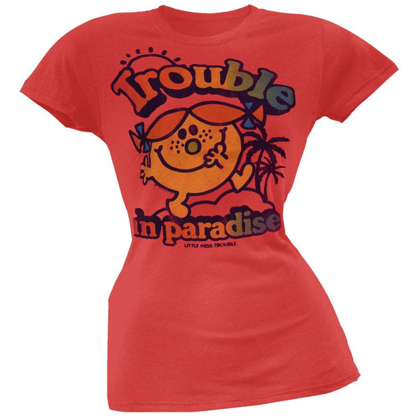 Little Miss - Trouble In Paradise Juniors T-Shirt