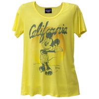 Mickey Mouse - California Mickey Juniors Boyfriend T-Shirt