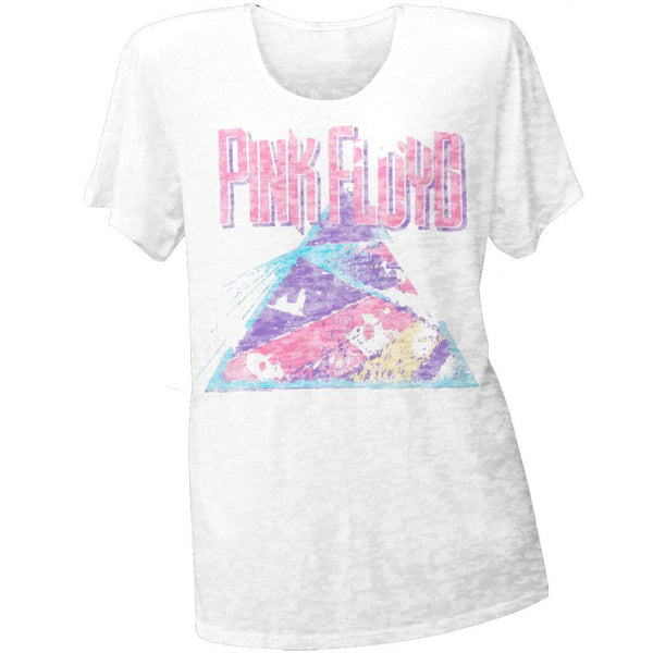 Pink Floyd - Paint Prism Juniors Boyfriend T-Shirt