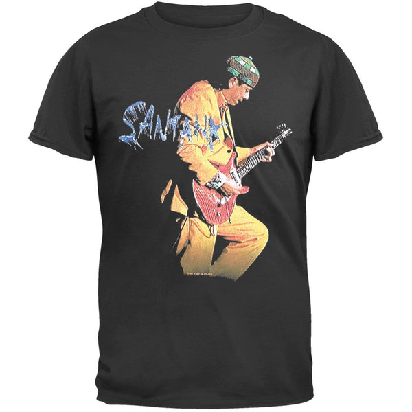 Santana - Profile Black T-Shirt