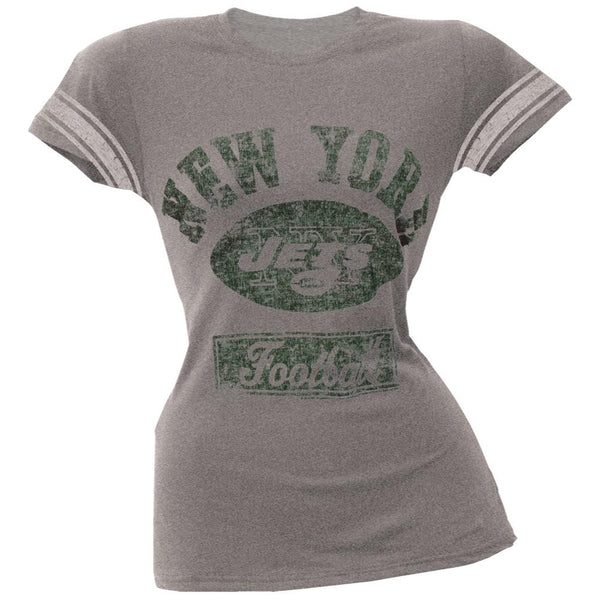 New York Jets - Vintage Logo Juniors Varsity T-Shirt