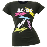 AC/DC - Neon Bolts Juniors T-Shirt