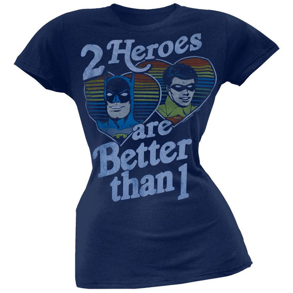 DC Comics - Two Heroes Juniors T-Shirt