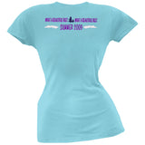 Little Hippie - Beautiful Buzz Light Blue Juniors T-Shirt