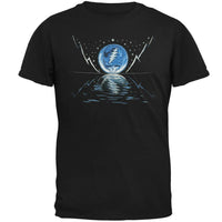 Grateful Dead - Blue Moon Black Adult T-Shirt