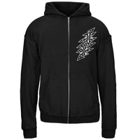 Grateful Dead - Black & White Calaveras Black Youth Zip Hoodie