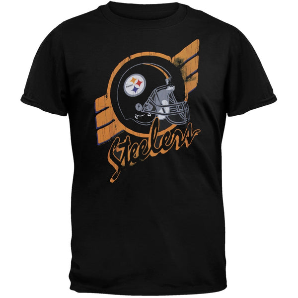 Pittsburgh Steelers - Helmet Crackle Soft T-Shirt
