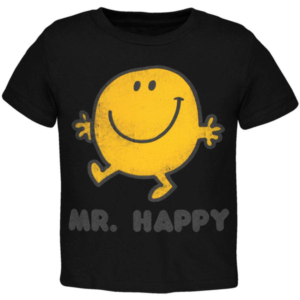 Mr. Men - Mr. Happy Stroll Brown Juvy T-Shirt