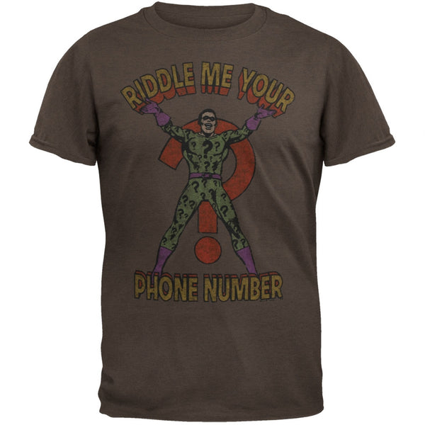 Riddler - Riddle Me Your Phone Number Soft T-Shirt