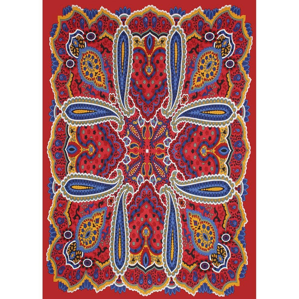 Bright Paisley Tapestry