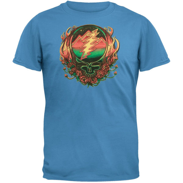 Grateful Dead - Scarlet Fire SYF Light Blue Adult T-Shirt