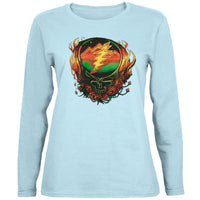 Grateful Dead - Scarlet SYF Light Blue Juniors Long Sleeve T-Shirt