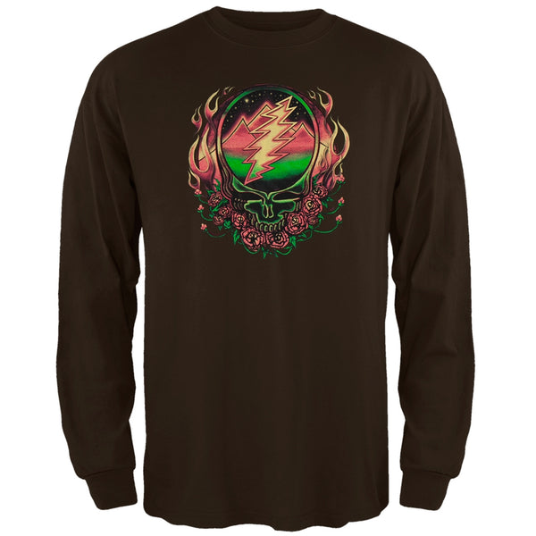 Grateful Dead - Scarlet SYF Brown Adult Long Sleeve T-Shirt