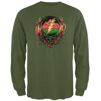 Grateful Dead - Scarlet SYF Dark Green Long Sleeve T-Shirt