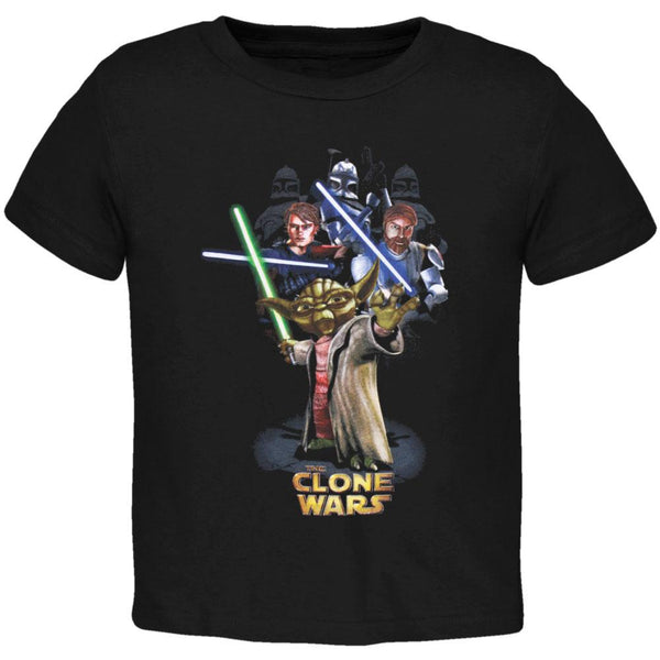 Star Wars - Clone Wars Yoda And Army Juvy T-Shirt