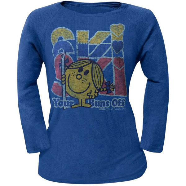 Little Miss - Ski Your Buns Off Juniors Thermal