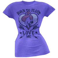 Flintstones - Born To Flirt Juniors T-Shirt