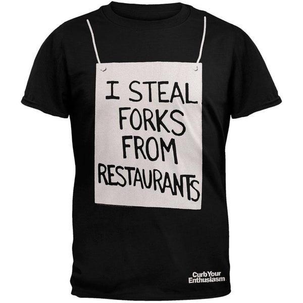 Curb Your Enthusiasm - I Steal Forks Soft T-Shirt