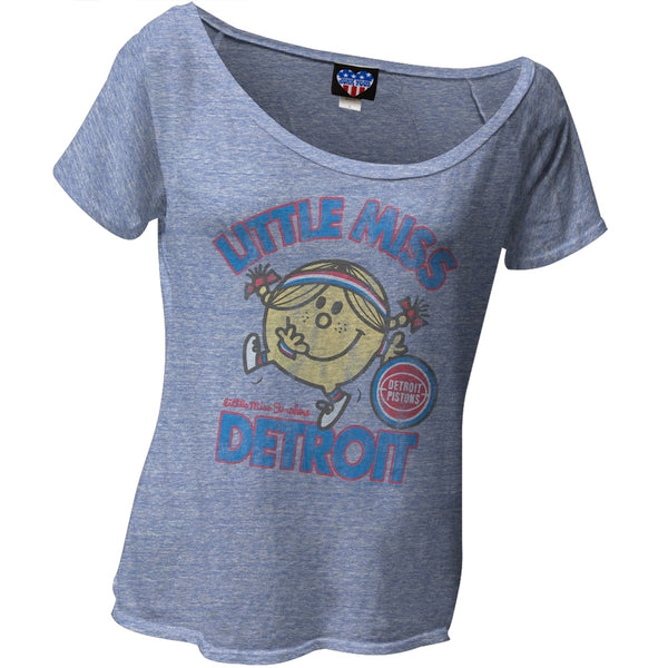 Little Miss NBA - Little Miss Detroit Juniors Slouch T-Shirt