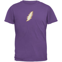 Grateful Dead - Stitched Bolt Purple Youth T-Shirt