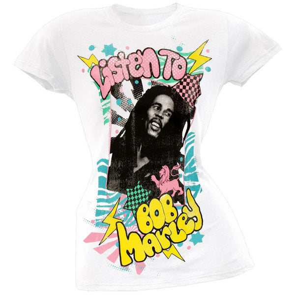 Bob Marley - Listen Juniors T-Shirt