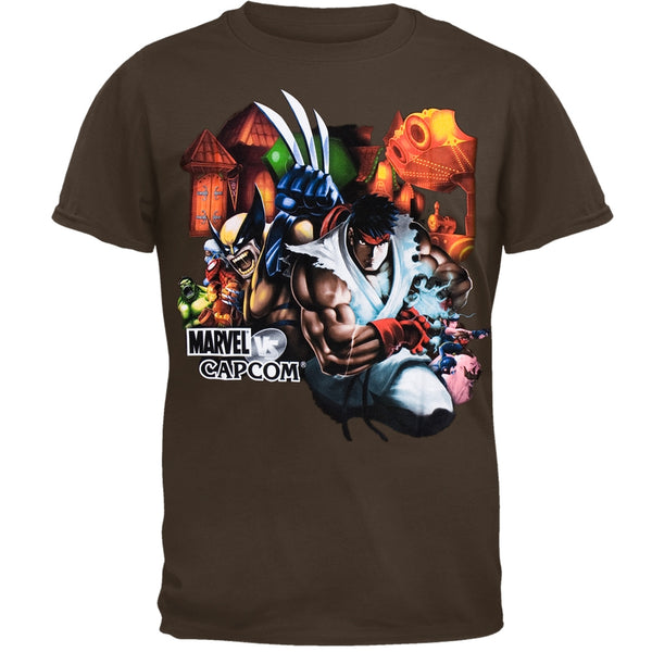 Marvel Vs Capcom - Street Fair Soft T-Shirt