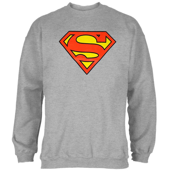 Superman - Shield Logo Heather Crew Neck Sweatshirt