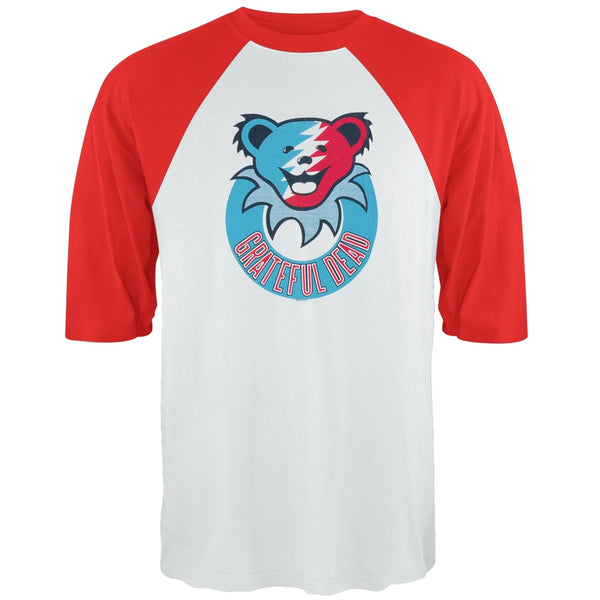 Grateful Dead - Smiley Bear Red Raglan