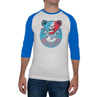 Grateful Dead - Smiley Bear Blue Raglan