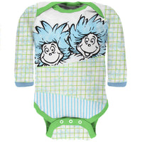 Dr. Seuss - Fun Things Long Sleeve Baby One Piece