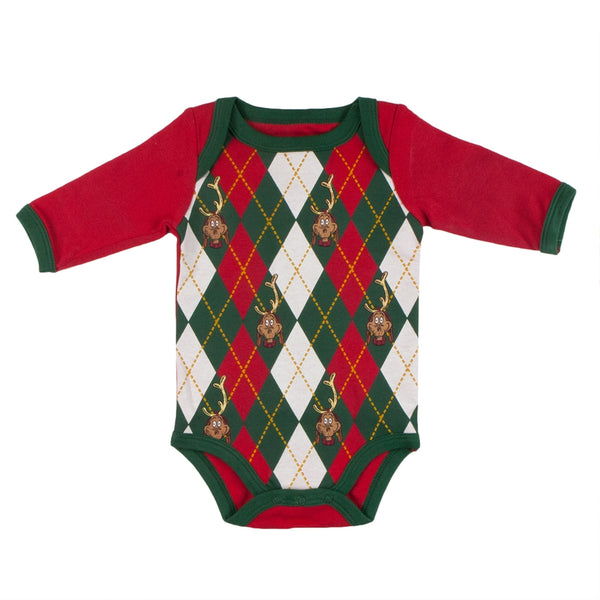 Dr. Seuss - Max Argyle Long Sleeve Baby One Piece