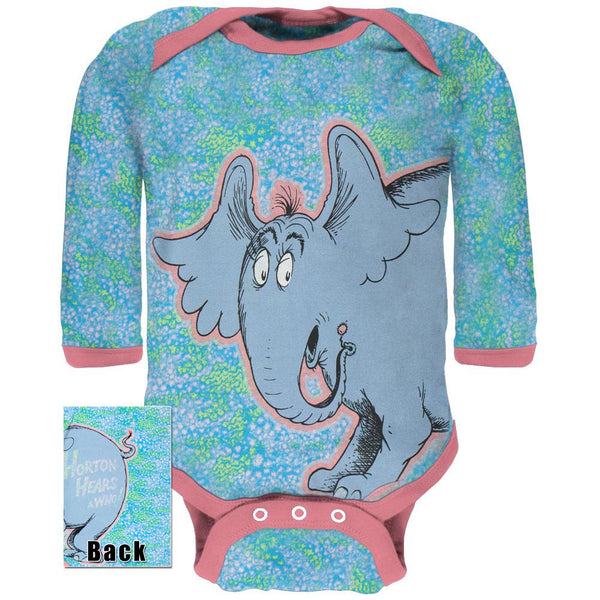 Dr. Seuss - All Around Horton Long Sleeve Baby One Piece