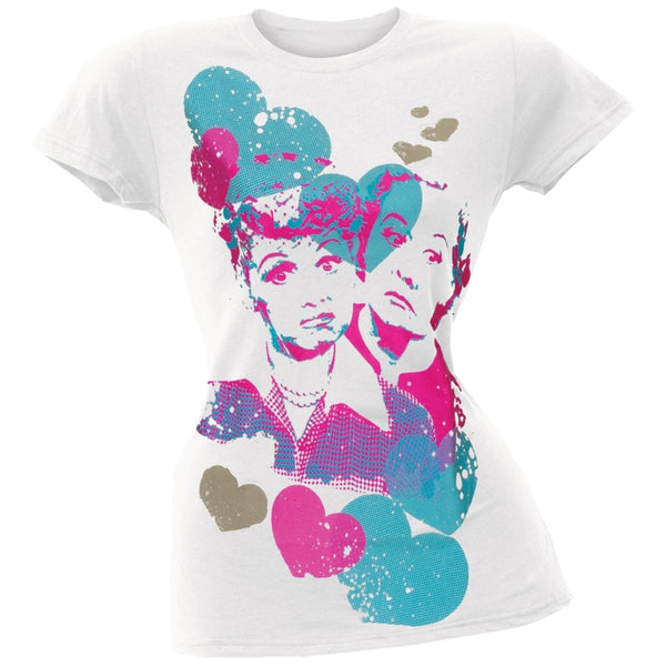 I Love Lucy - Lucy & Ethel Juniors T-Shirt