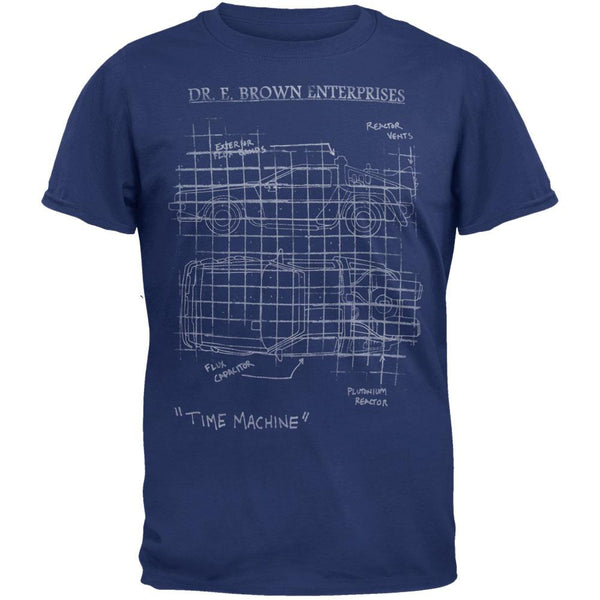 Back To The Future - Schematic Soft T-Shirt
