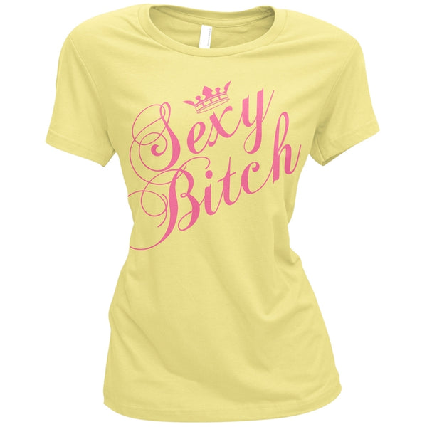 Paris Hilton - Sexy Bitch Lemon Juniors T-Shirt